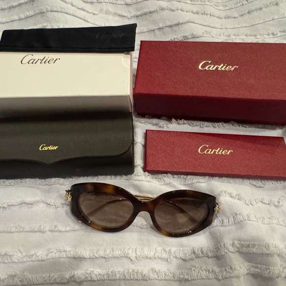 Cartier Accessories - Cartier BNIB Tortoise panther Shell Sunglasses 😎- CT0213S